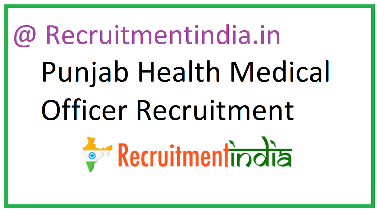 Punjab Health Medical Officer Recruitment