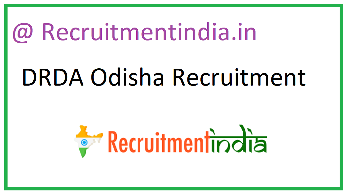 DRDA Odisha Recruitment