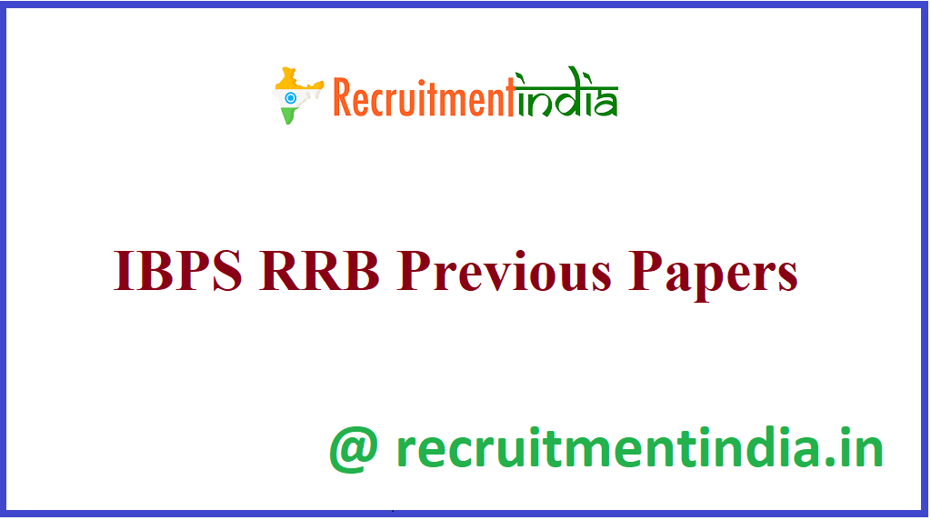 IBPS RRB Previous Papers 