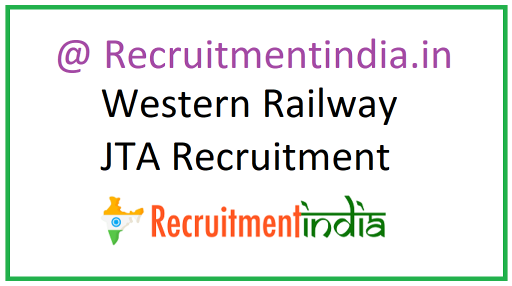 Western Railway JTA Recruitment 