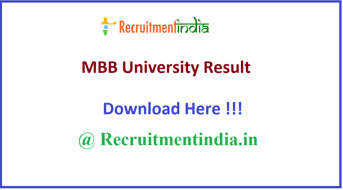 MBB University Result 