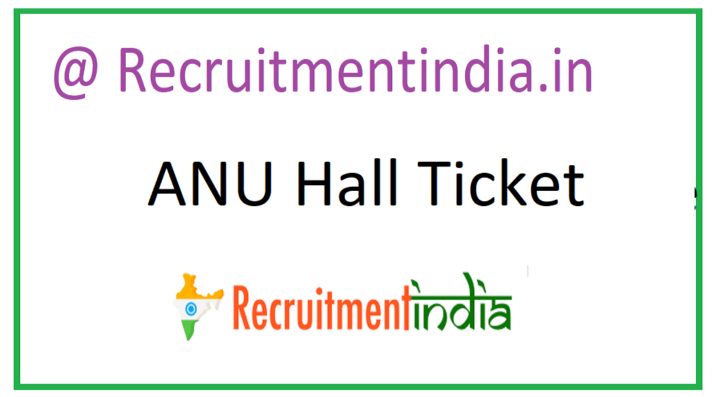 ANU Hall Ticket 