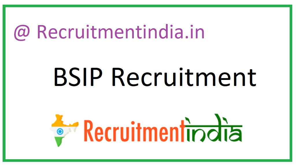 BSIP Recruitment