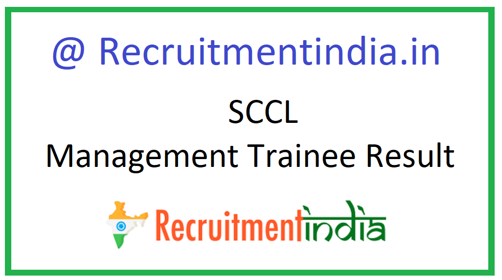 SCCL Management Trainee Result 