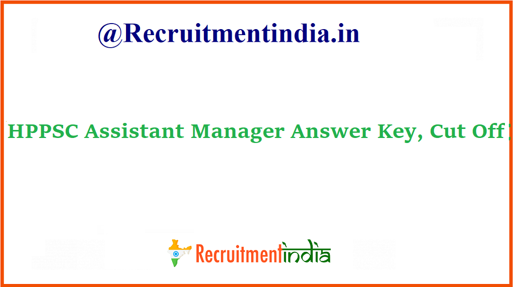 HPPSC Assistant Manager Answer Key