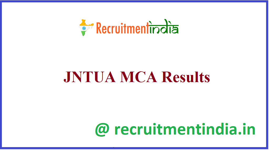 JNTUA MCA Results
