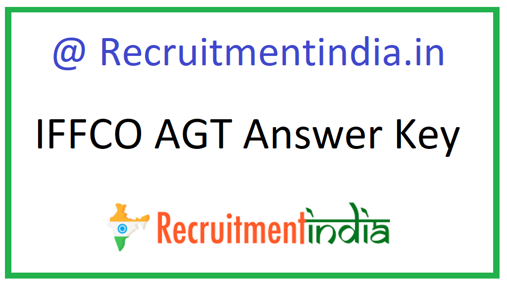 IFFCO AGT Answer Key