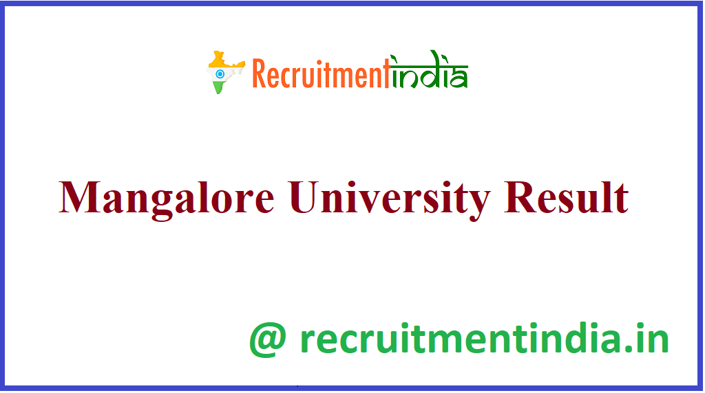 Mangalore University Result 