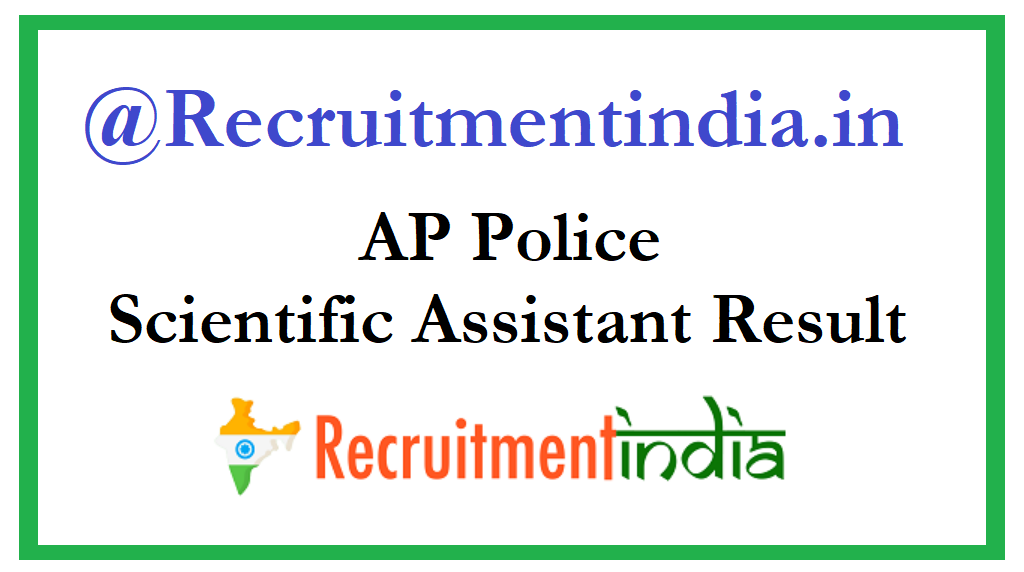 AP Police Scientific Assistant Result
