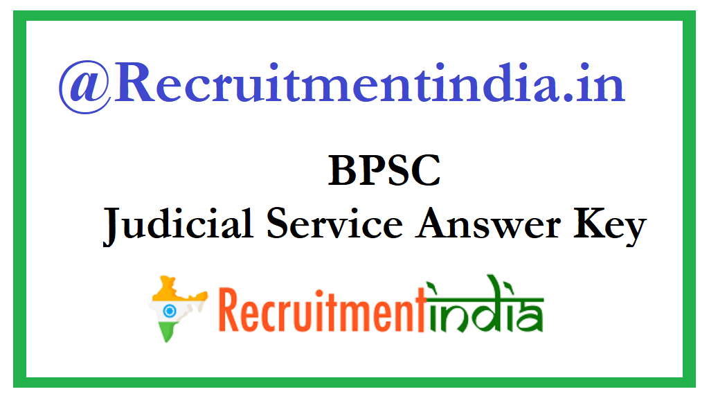 BPSC Judicial Service Answer Key