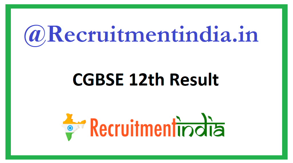 CGBSE 12th Result 