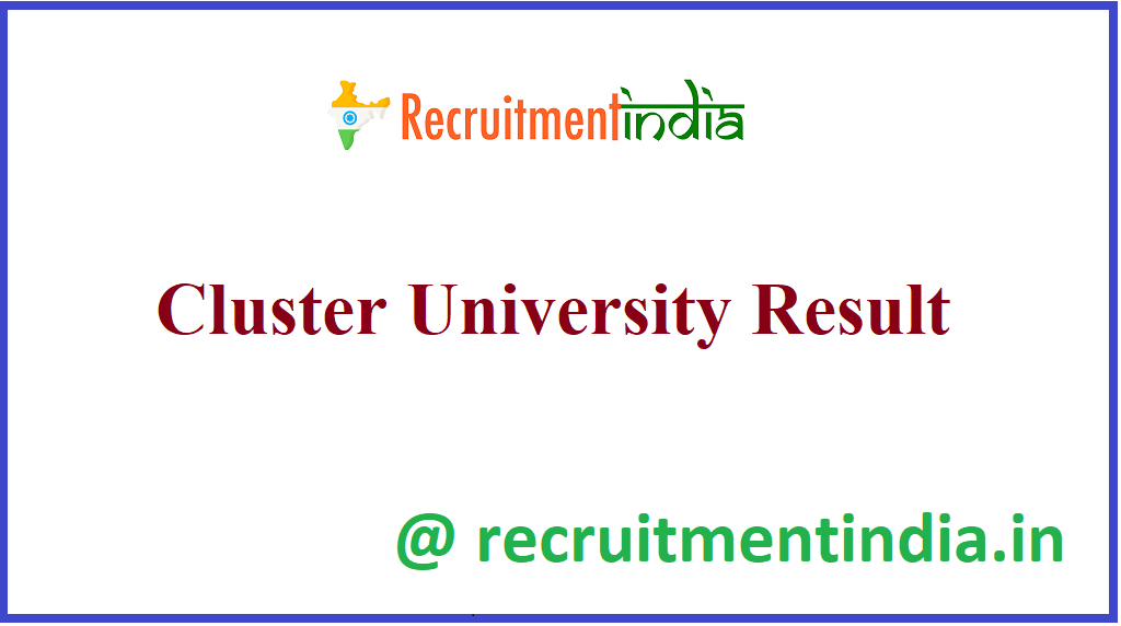 Cluster University Result 