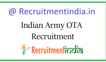 Indian Army OTA Recruitment