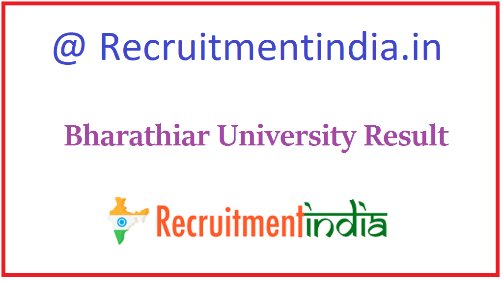 Bharathiar University Result