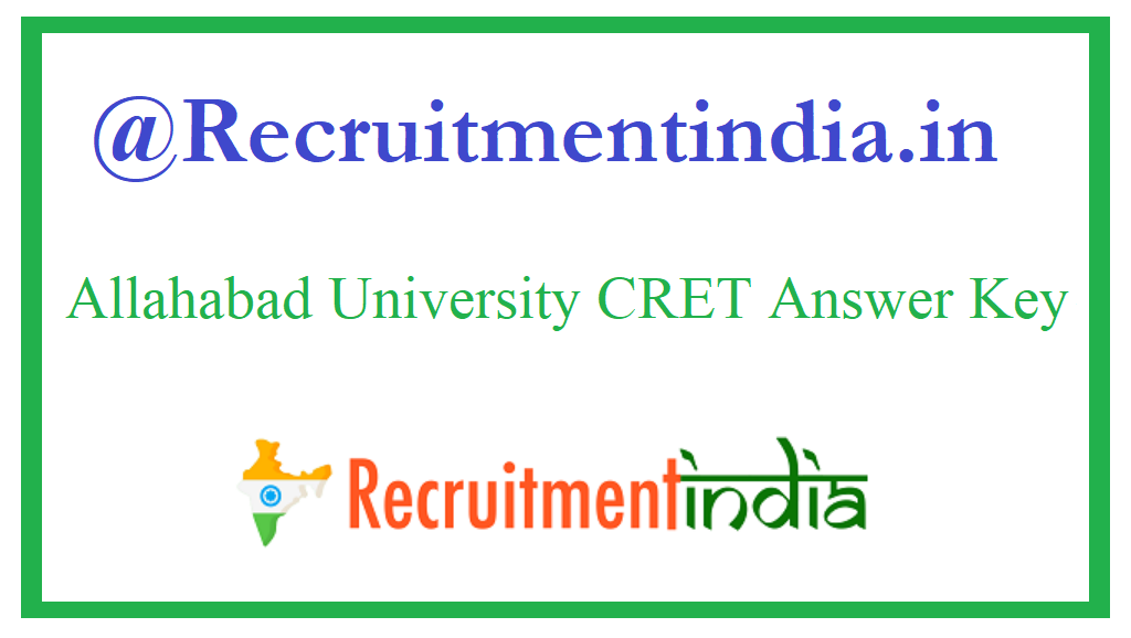 Allahabad University CRET Answer Key