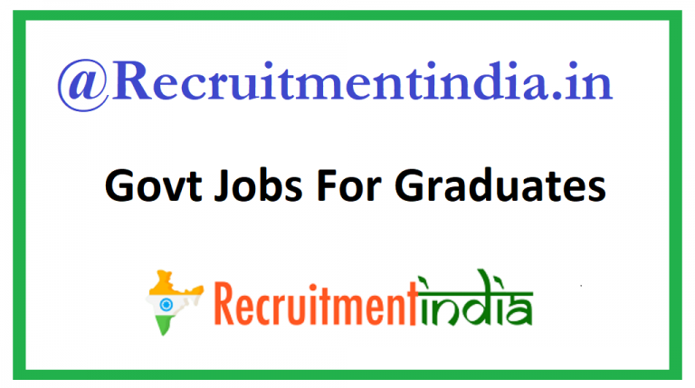 Govt jobs for graduates june 2012