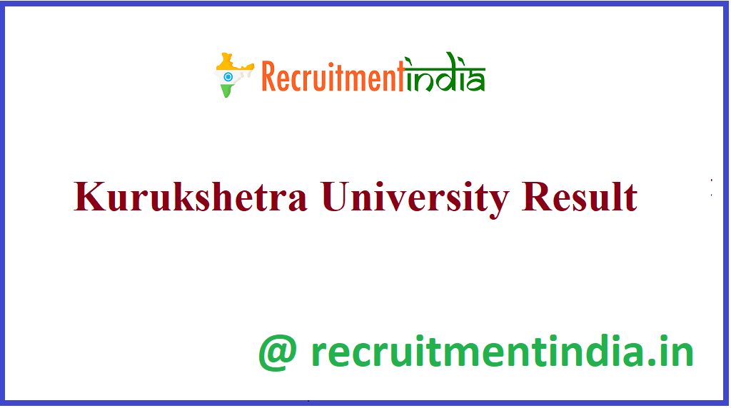 Kurukshetra University Result 