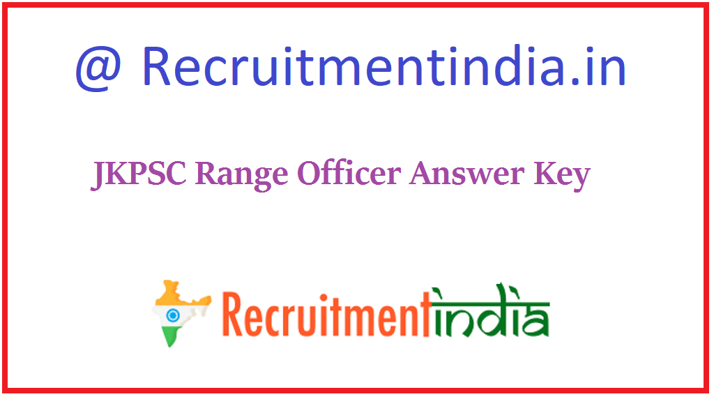 JKPSC Range Officer Answer Key