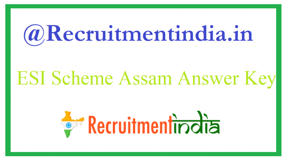 ESI Scheme Assam Answer Key