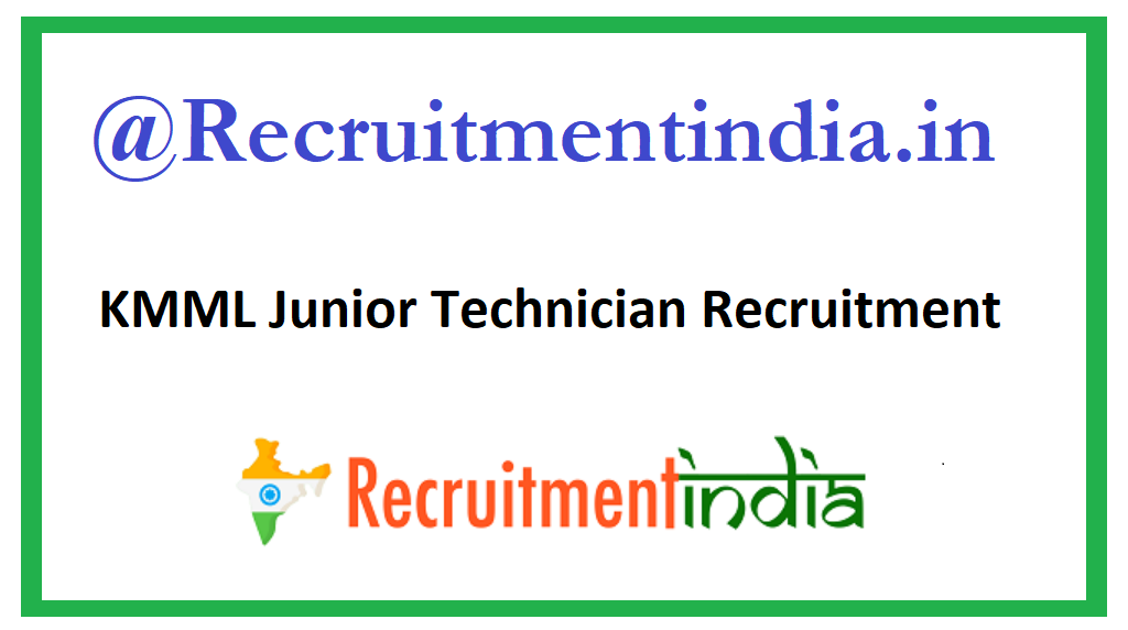 KMML Junior Technician Recruitment 