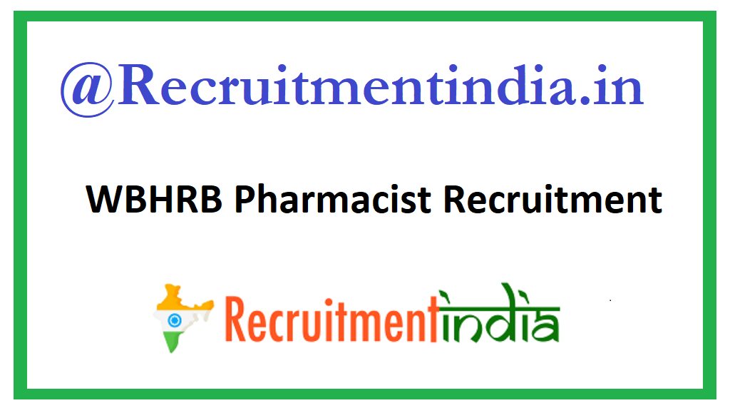 WBHRB Pharmacist Recruitment 