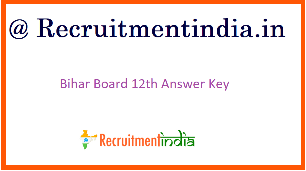 Bihar Board 12th Answer Key