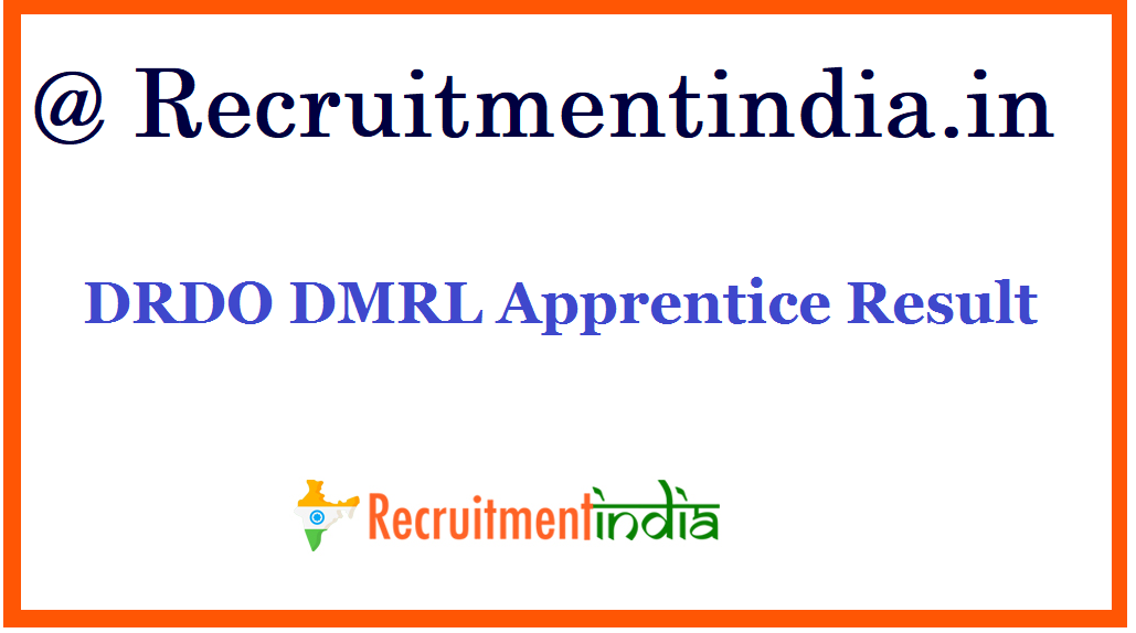 DRDO DMRL Apprentice Result