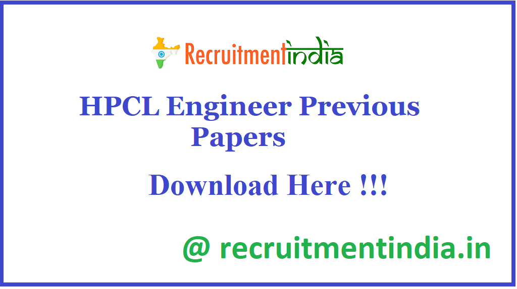 HPCL Engineer Previous Papers