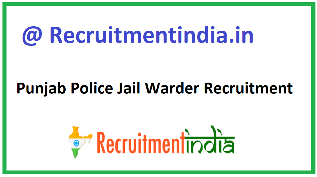 Punjab Police Jail Warder Recruitment