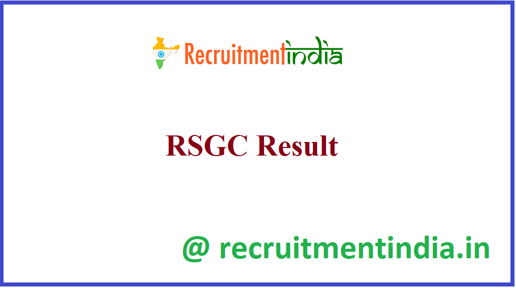RSGC Result