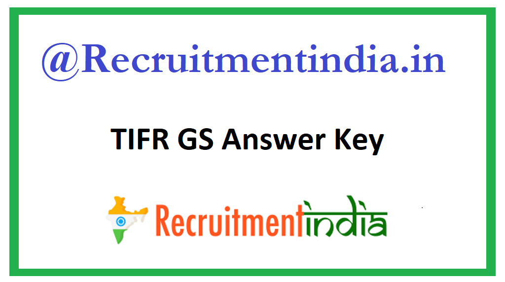 TIFR GS Answer Key