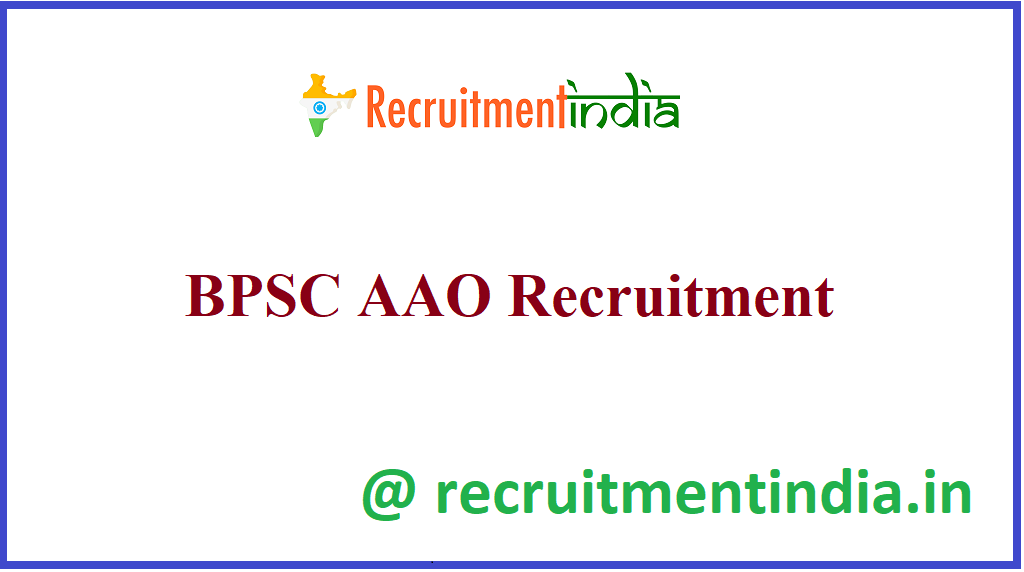 BPSC AAO Recruitment 