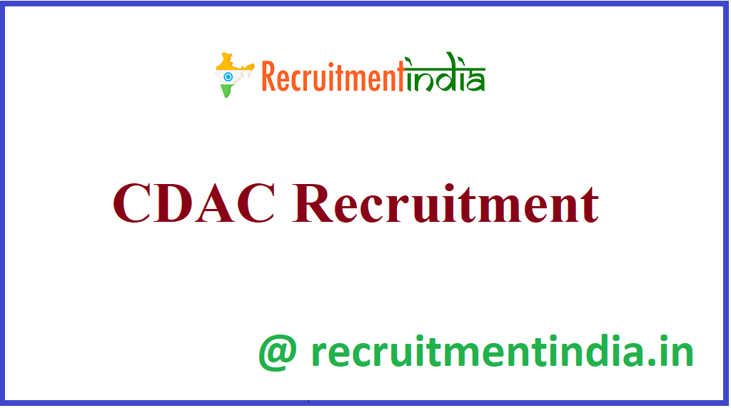 CDAC Recruitment 