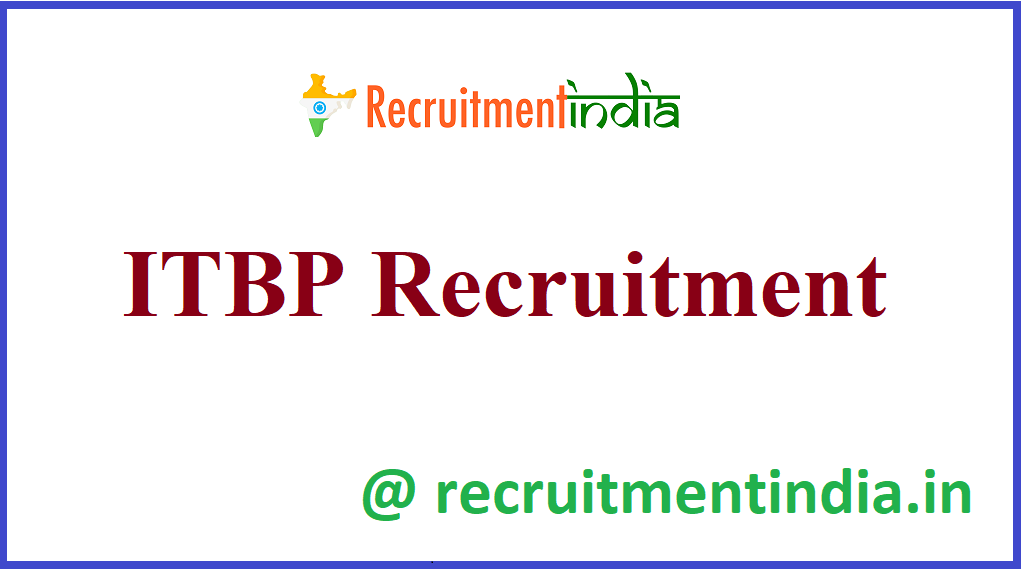 ITBP Recruitment 