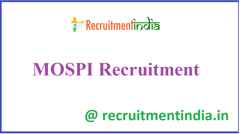 MOSPI Recruitment