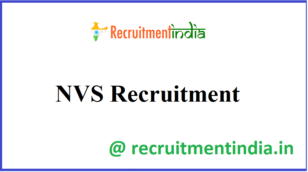 NVS Recruitment