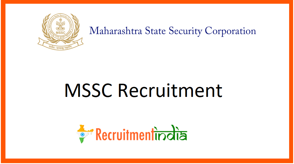 MSSC Recruitment