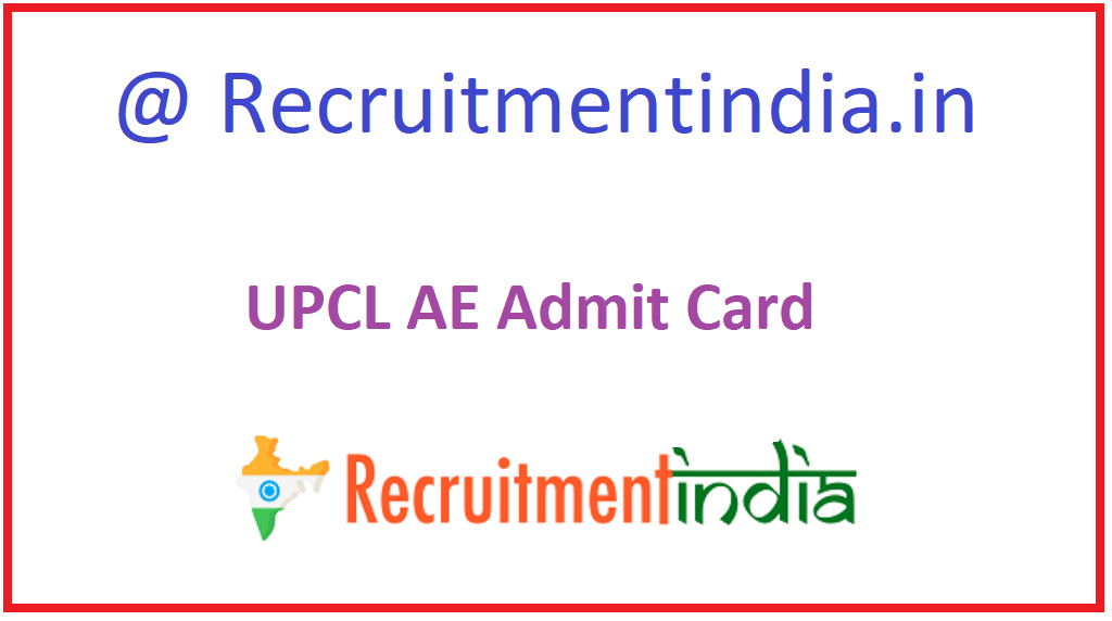 UPCL AE Admit Card 
