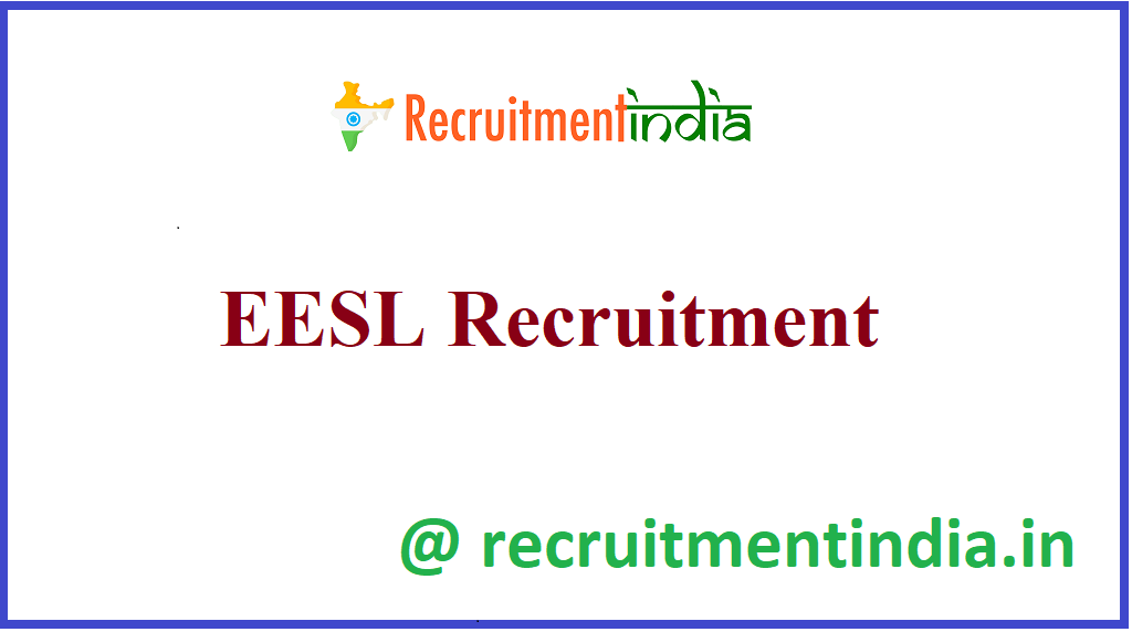 EESL Recruitment 