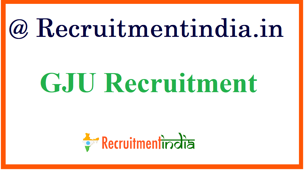 GJU Recruitment