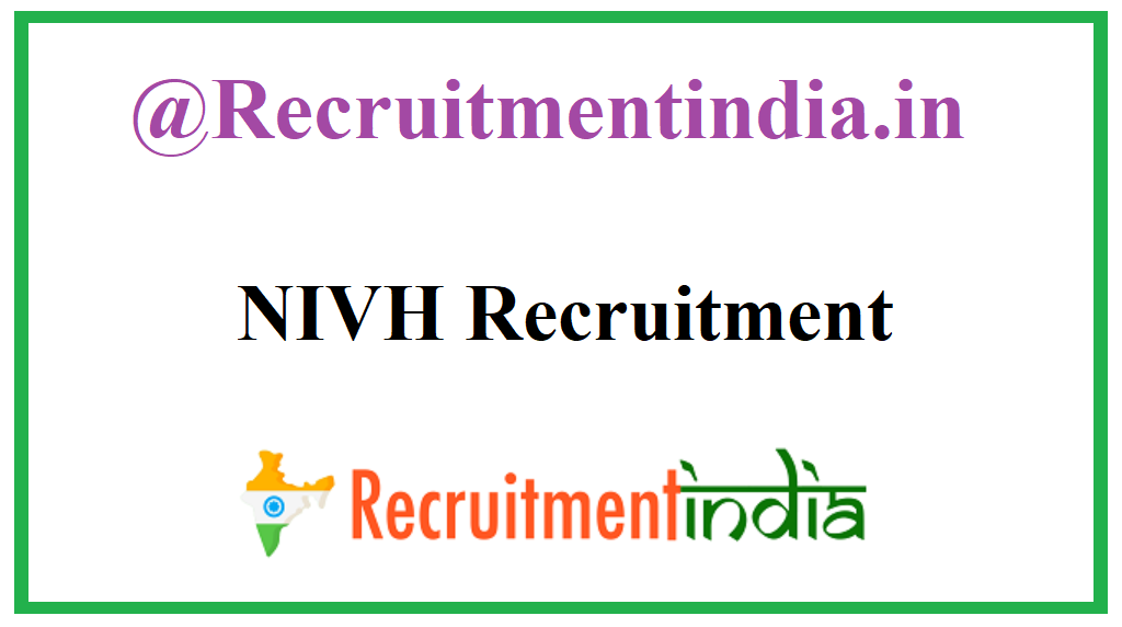 NIVH Recruitment