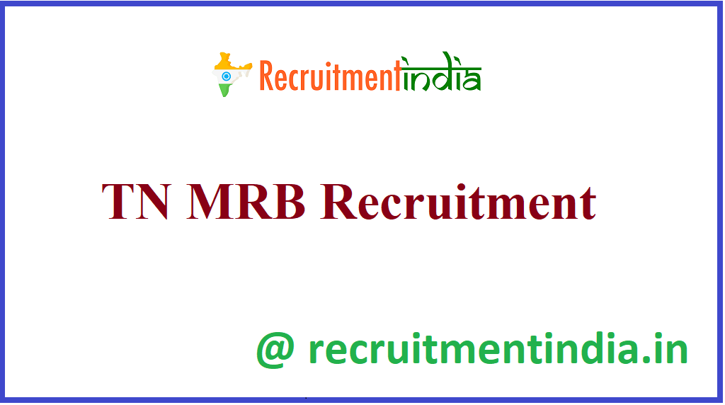 TN MRB Recruitment 
