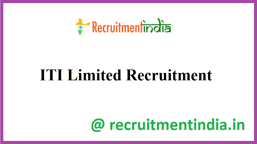 ITI Limited Recruitment