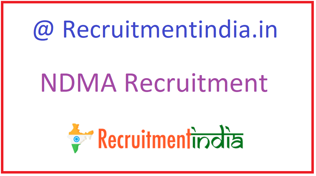 NDMA Recruitment