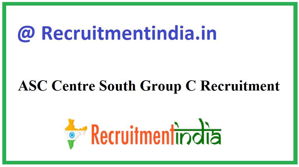 ASC Centre South Group C Recruitment