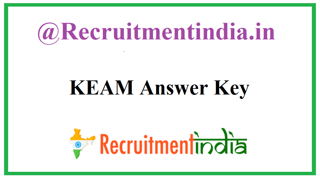KEAM Answer Key