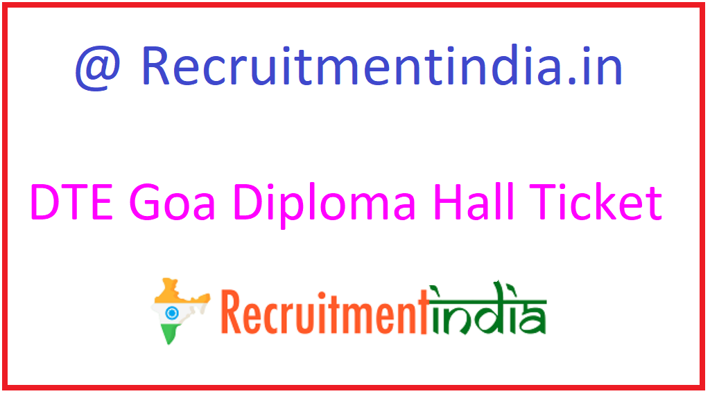DTE Goa Diploma Hall Ticket