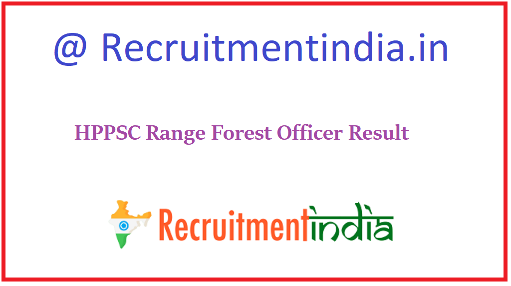 HPPSC Range Forest Officer Result