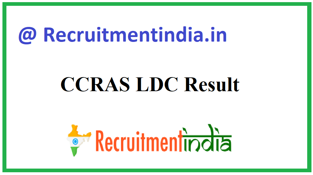 CCRAS LDC Result