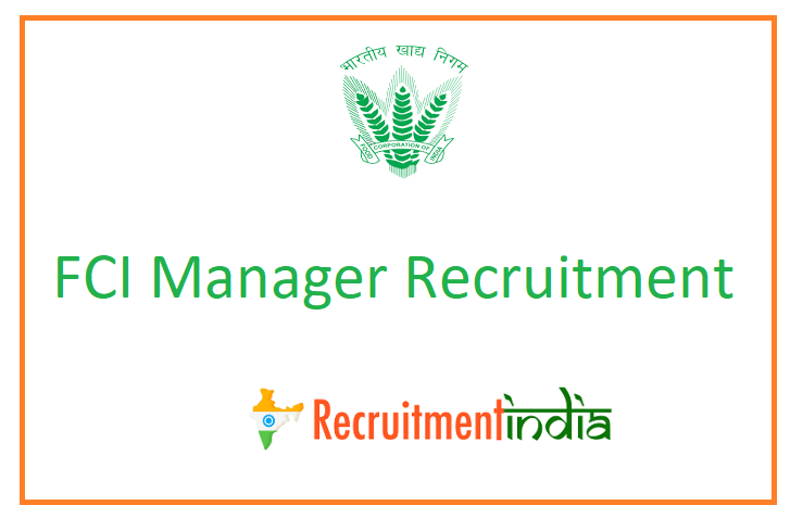 FCI Manager Recruitment